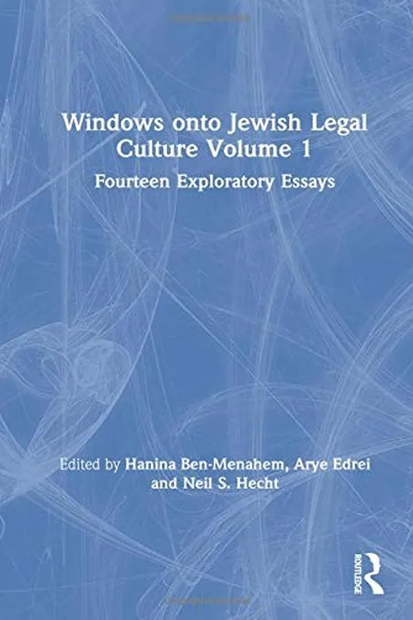 Capa de Windows onto Jewish legal culture