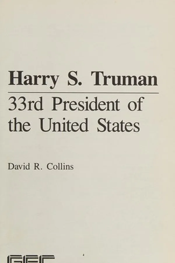 Capa de Harry S. Truman, 33rd President of the United States