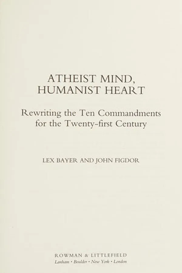 Capa de Atheist mind, humanist heart