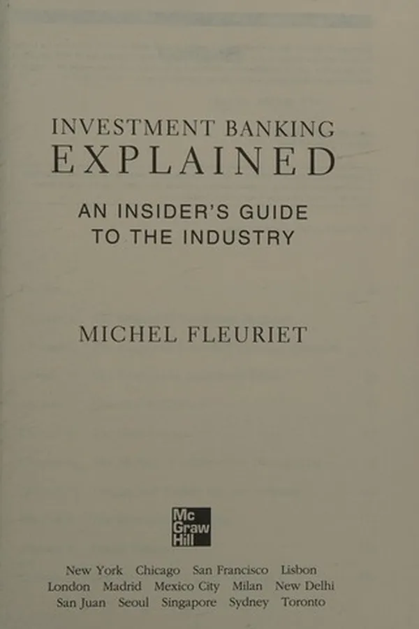 Capa de Investment banking explained