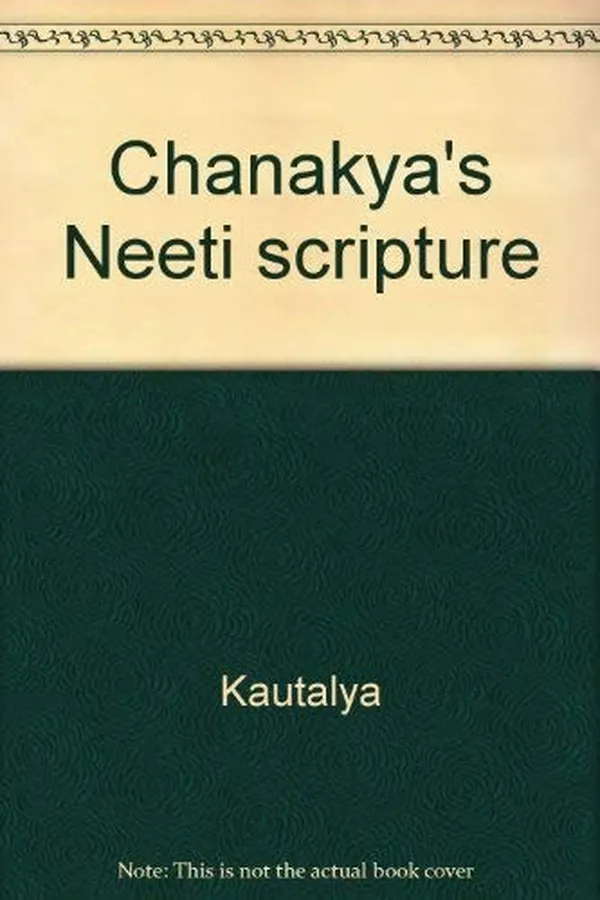 Cover of Chanakya's Neeti scripture