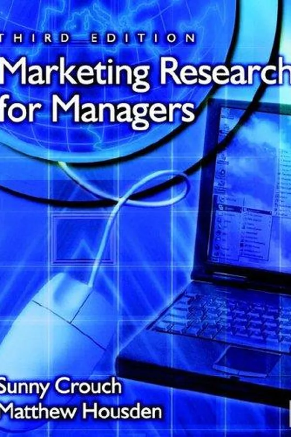 Capa de Marketing research for managers
