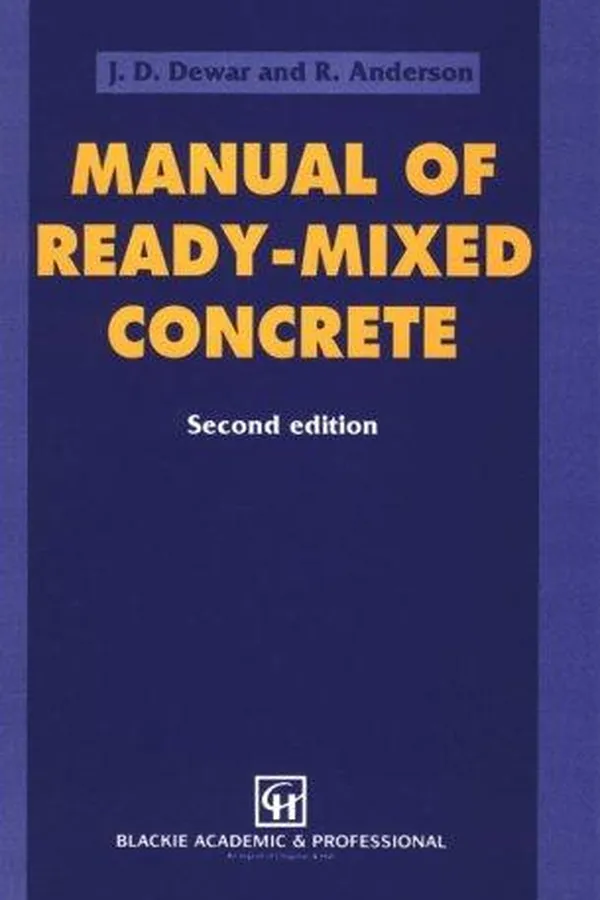 Capa de Manual of ready-mixed concrete