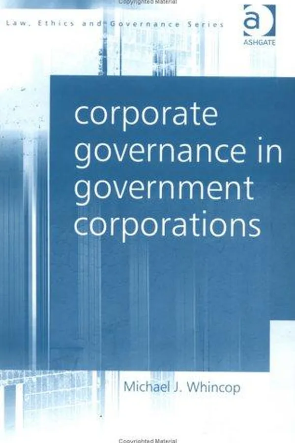 Capa de CORPORATE GOVERNANCE IN GOVERNMENT CORPORATIONS