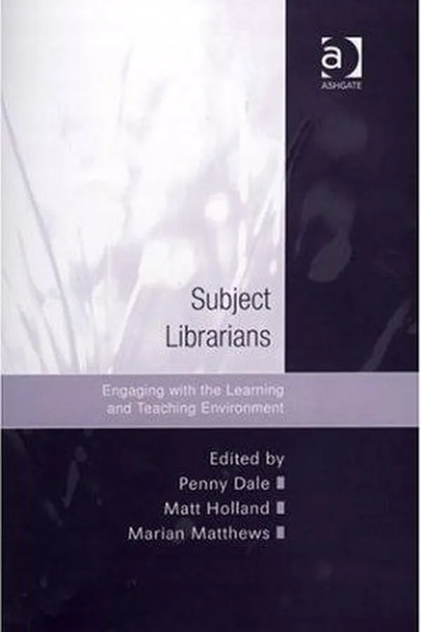 Capa de Subject librarians