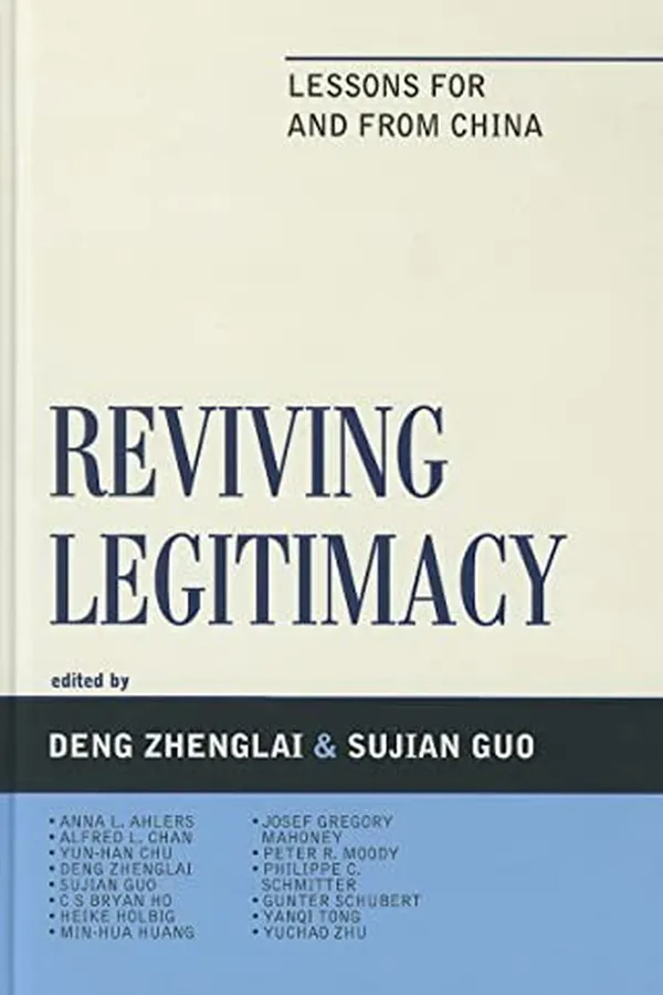 Capa de Reviving legitimacy