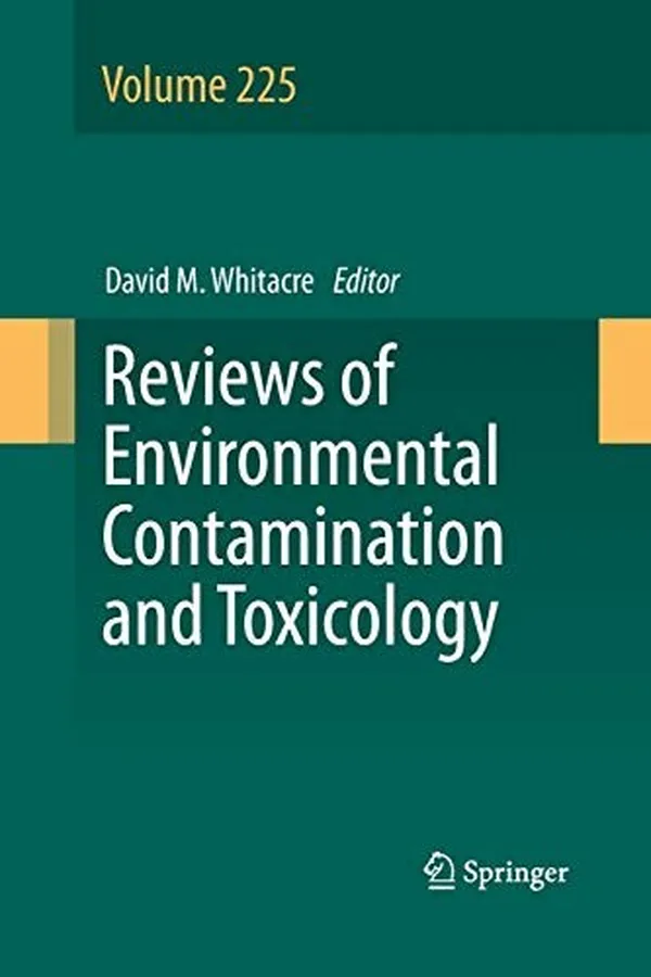 Capa de Reviews of Environmental Contamination and Toxicology Volume 225