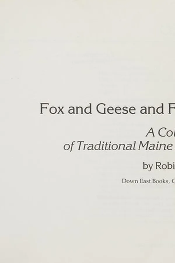 Capa de Fox and geese and fences