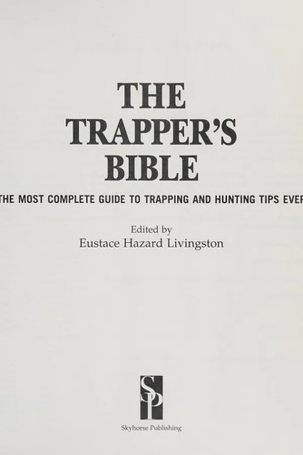 Capa de The Trapper's Bible