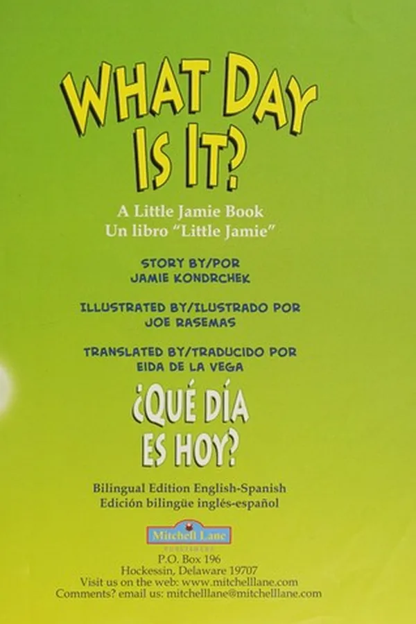 Cover of What day is it?