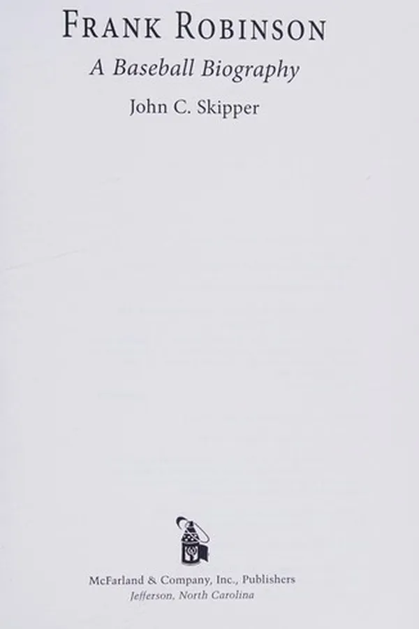 Capa de Frank Robinson