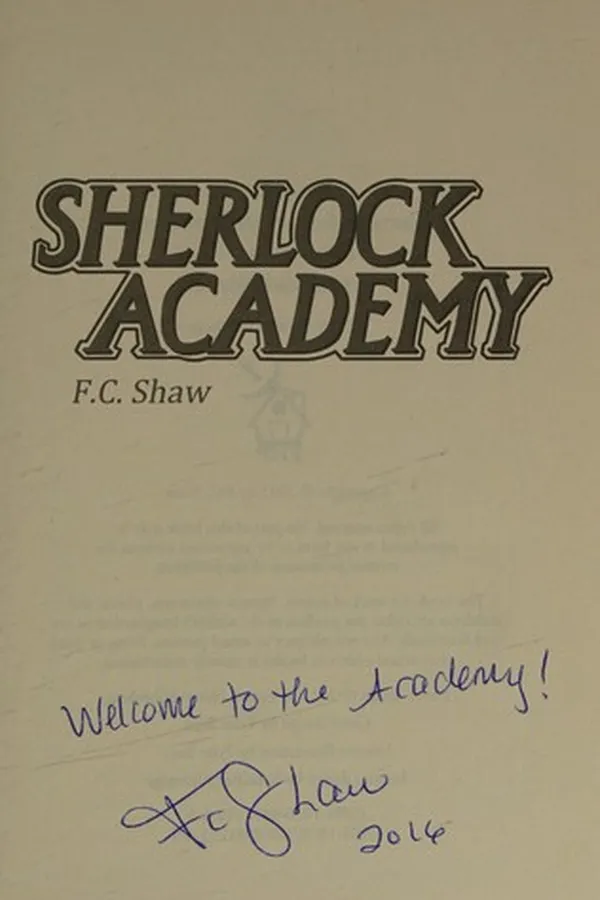Capa de Sherlock academy