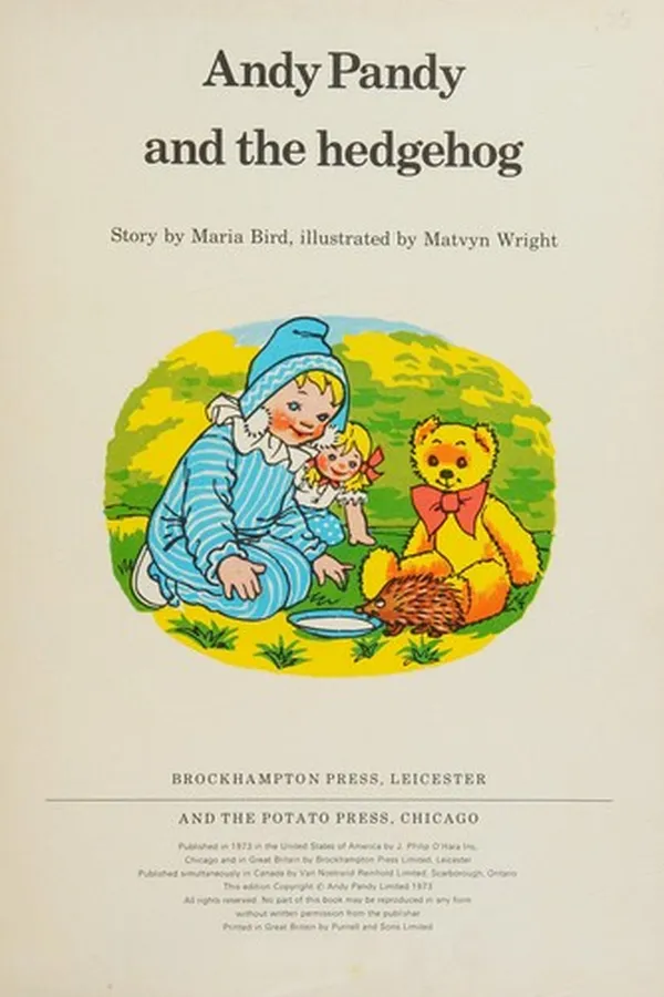 Capa de Andy Pandy and the hedgehog