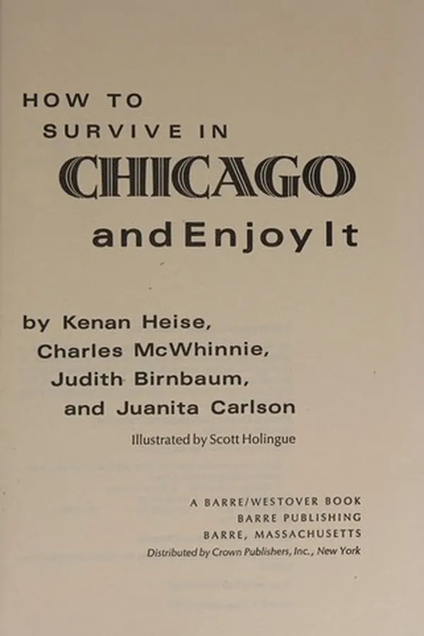 Capa de How to survive in Chicago and enjoy it