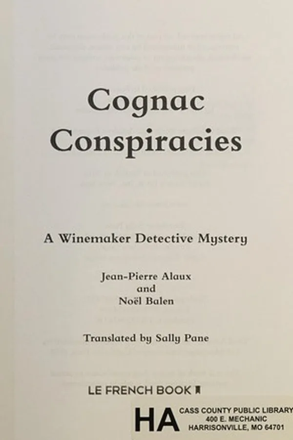 Capa de Cognac conspiracies