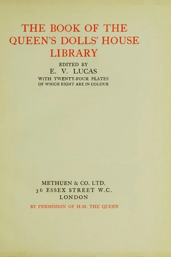 Capa de The book of the queen's dolls' house