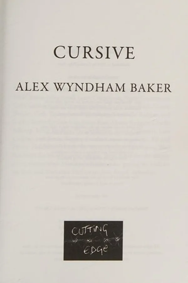 Capa de Cursive