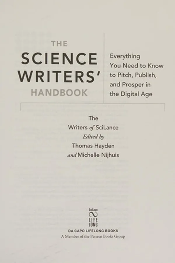 Capa de The science writers' handbook