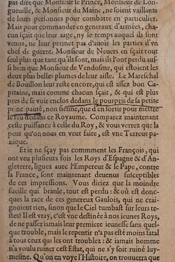 Capa de Les terreurs panniques de ceux qui pensent que l'alliance d'Espagne doiue mettre la guerre en France