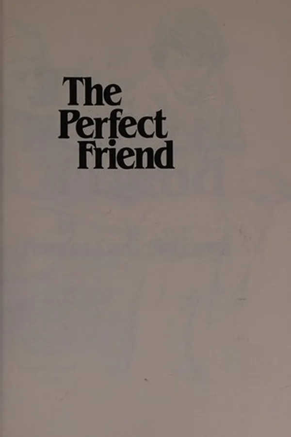 Capa de The perfect friend
