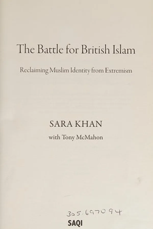 Cover of Battle for British Islam