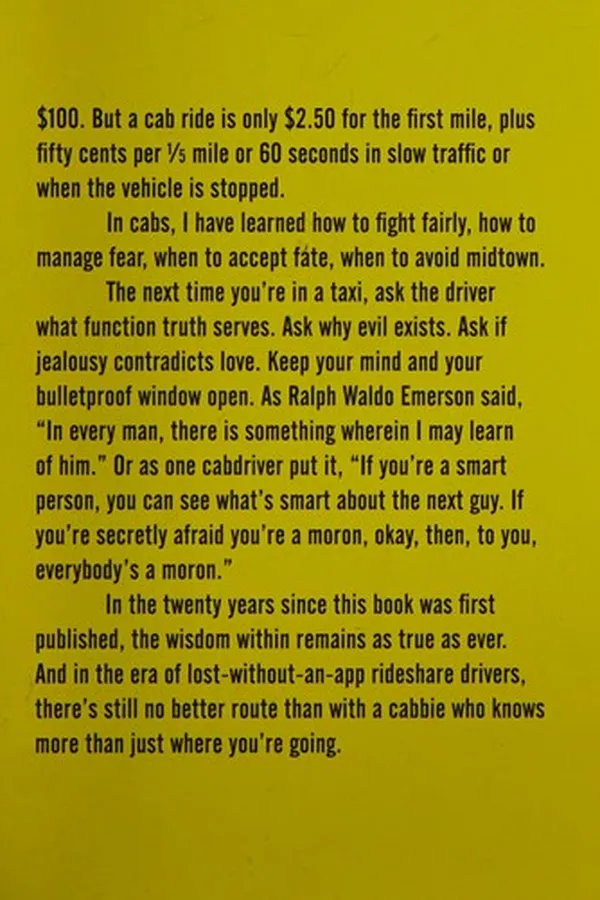 Capa de Taxi driver wisdom