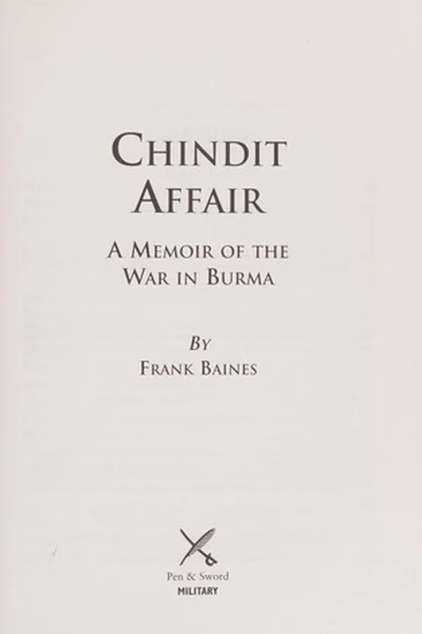 Capa de Chindit Affair
