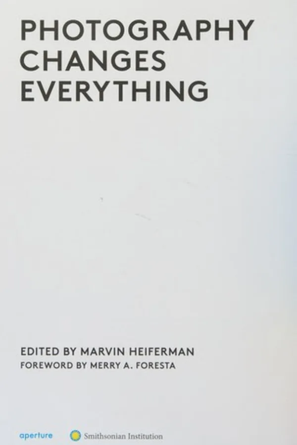 Capa de Photography changes everything