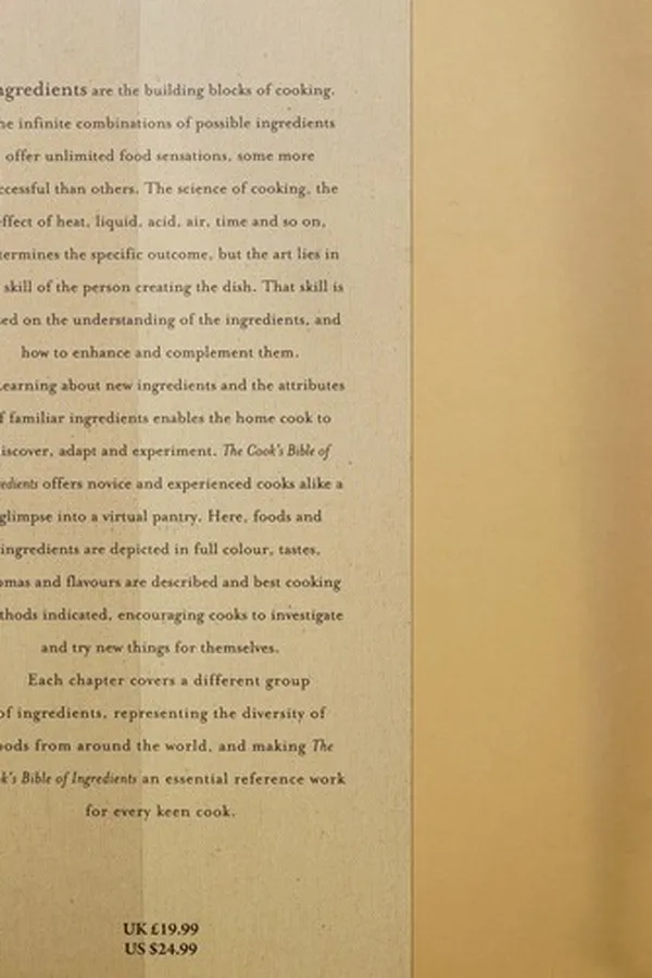 Capa de The cook's bible of ingredients