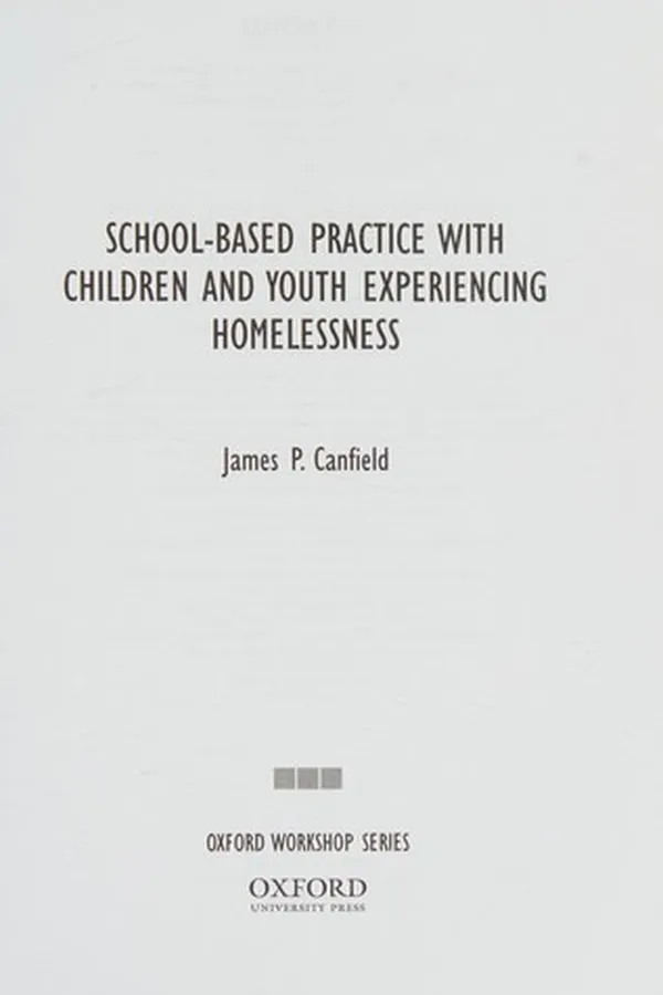 Capa de School-Based Practice with Children and Youth Experiencing Homelessness