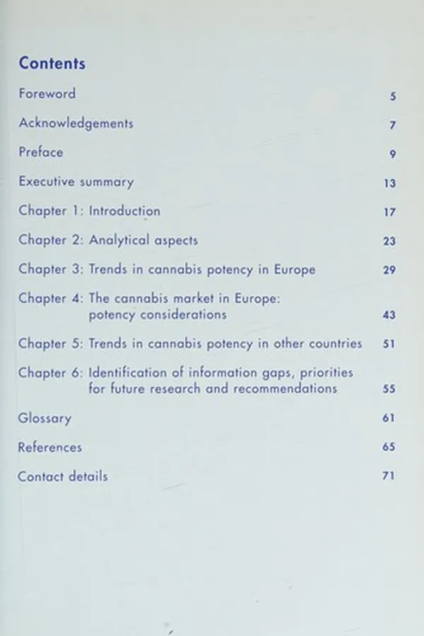 Capa de An overview of cannabis potency in Europe