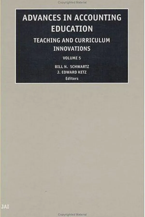 Capa de Advances in Accounting Education Teaching and Curriculum Innovations
