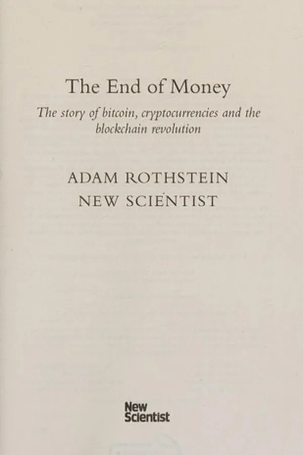 Capa de End of Money