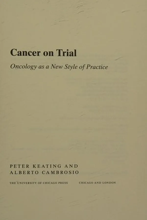 Capa de Cancer on trial