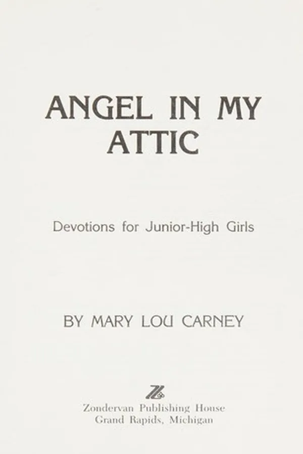 Capa de Angel in my attic