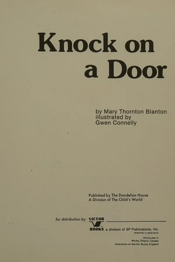 Capa de Knock on a door