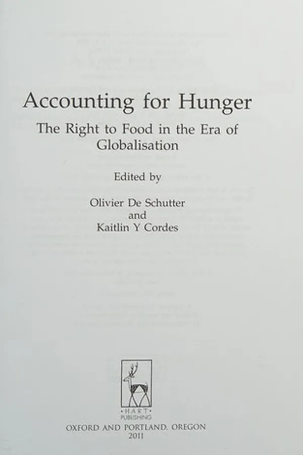 Capa de Accounting for hunger