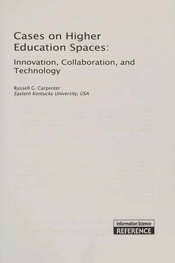 Capa de Cases on higher education spaces
