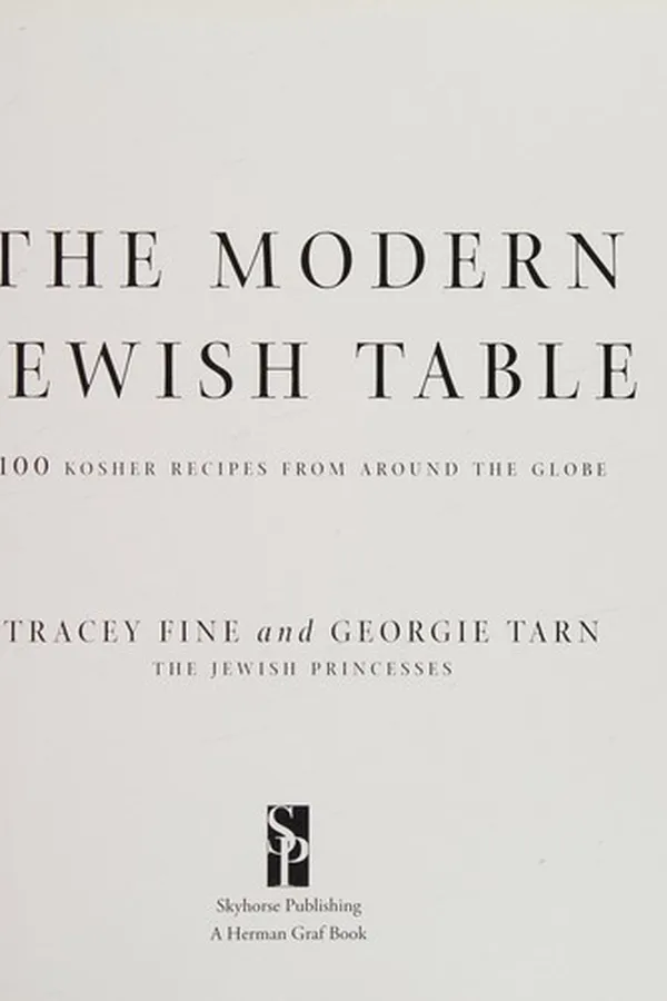 Capa de The modern Jewish table