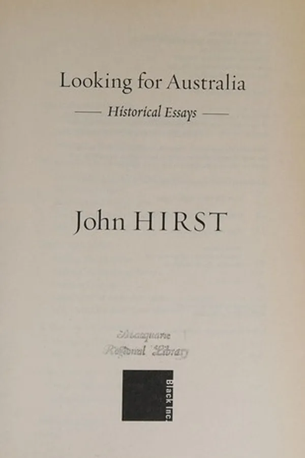 Capa de Looking for Australia