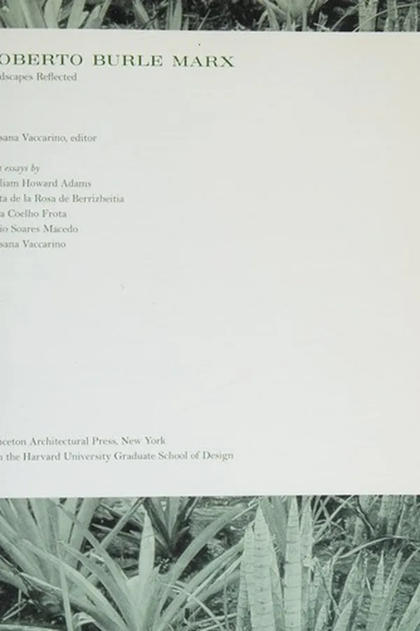 Capa de Roberto Burle Marx