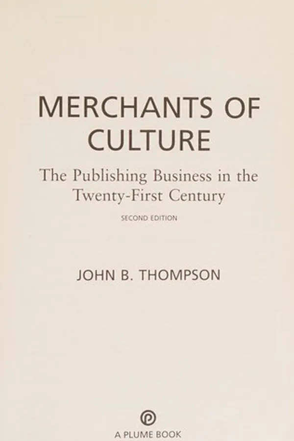 Capa de Merchants of culture