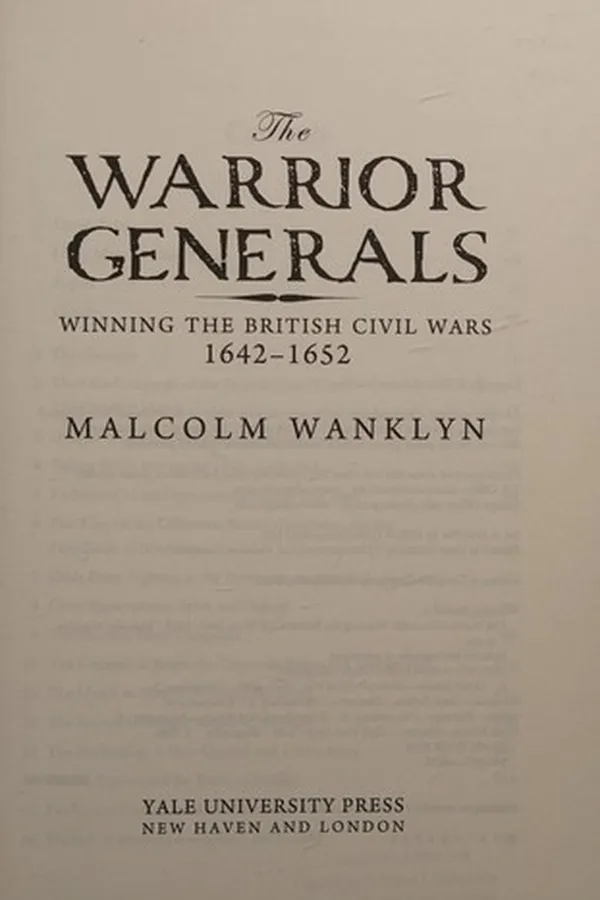 Capa de The warrior generals