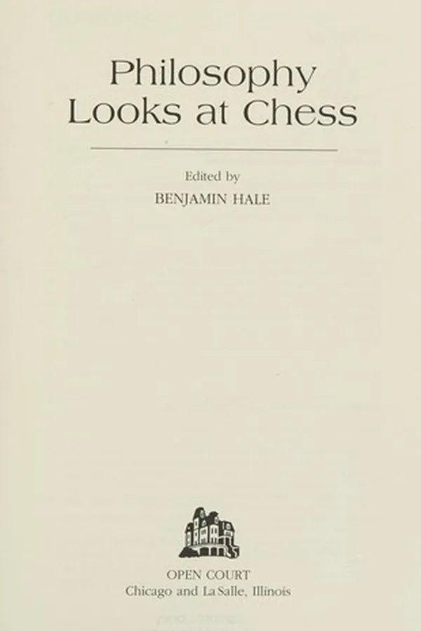 Capa de Philosophy looks at chess