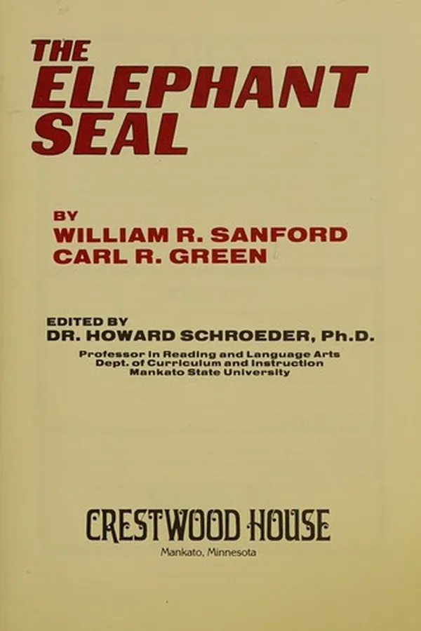 Capa de The elephant seal