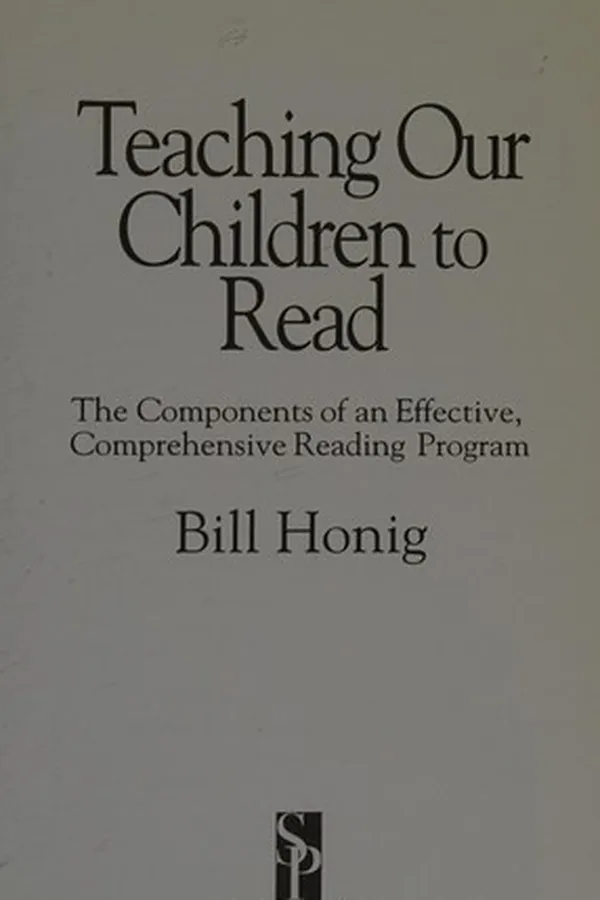 Capa de Teaching our children to read