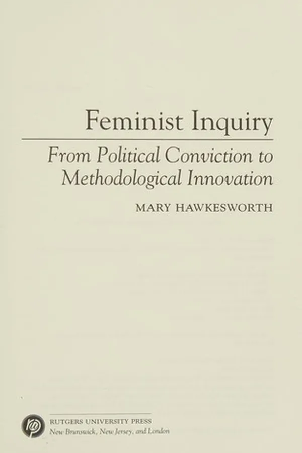 Capa de Feminist inquiry