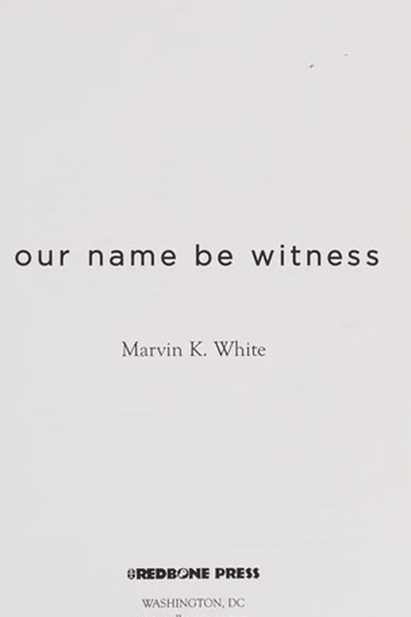 Capa de Our Name Be Witness