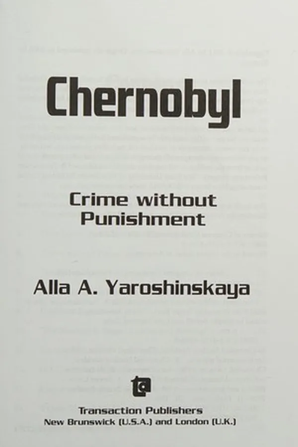 Capa de Chernobyl