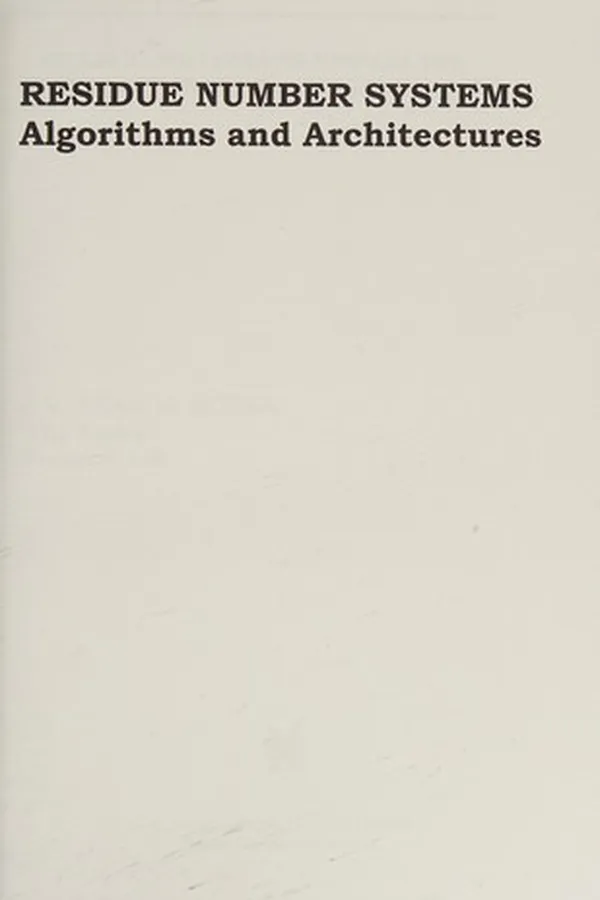 Capa de Residue number systems